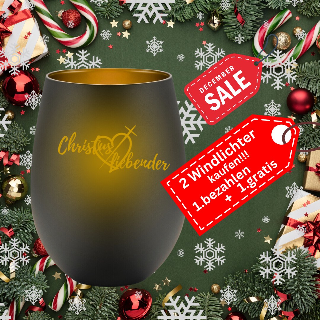 Windlicht "Christus Liebender"