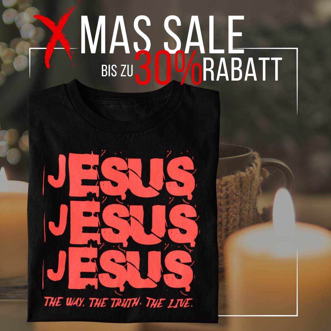 Unisex Premium T-Shirt The Way, The Truth, The Live. Backprint