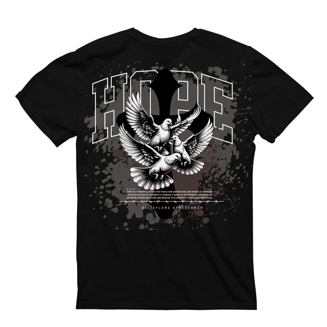 Unisex  Premium T-Shirt "Hoffnung " Backprint