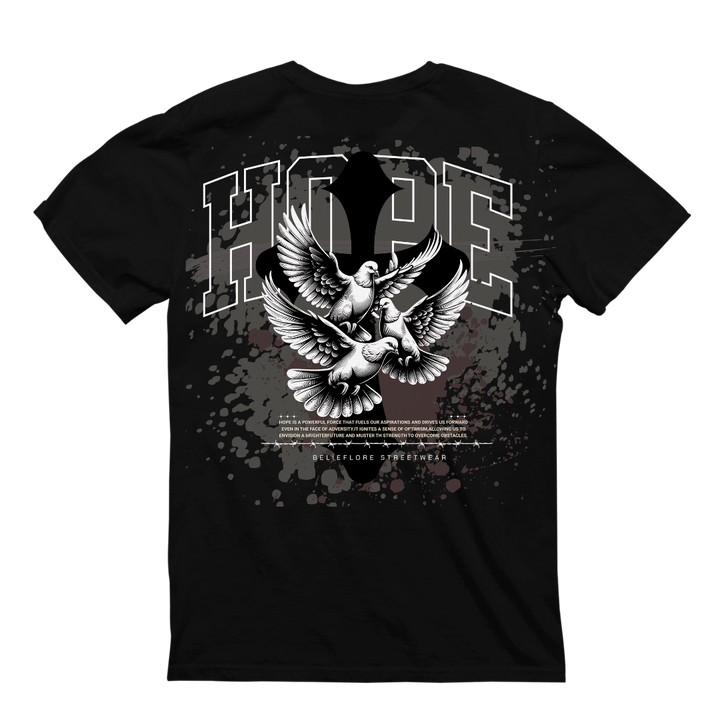 Unisex  Premium T-Shirt "Hoffnung " Backprint