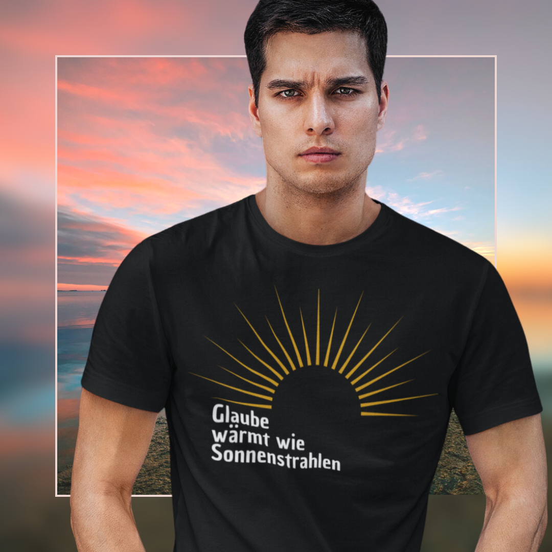 Unisex  Premium T-Shirt "Wärmt wie Sonnenstahlen"