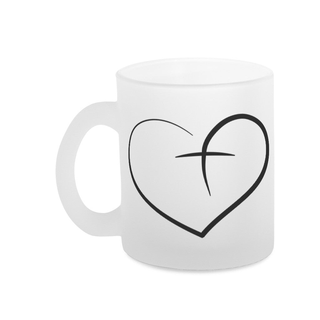 Tasse Glas Satiniert