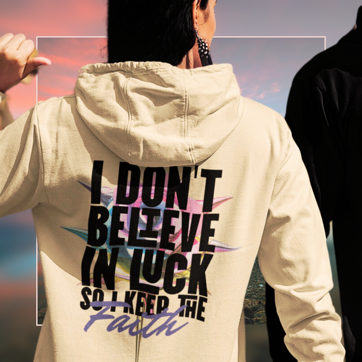Classic  Hoodie "Keep The Faith " Backprint
