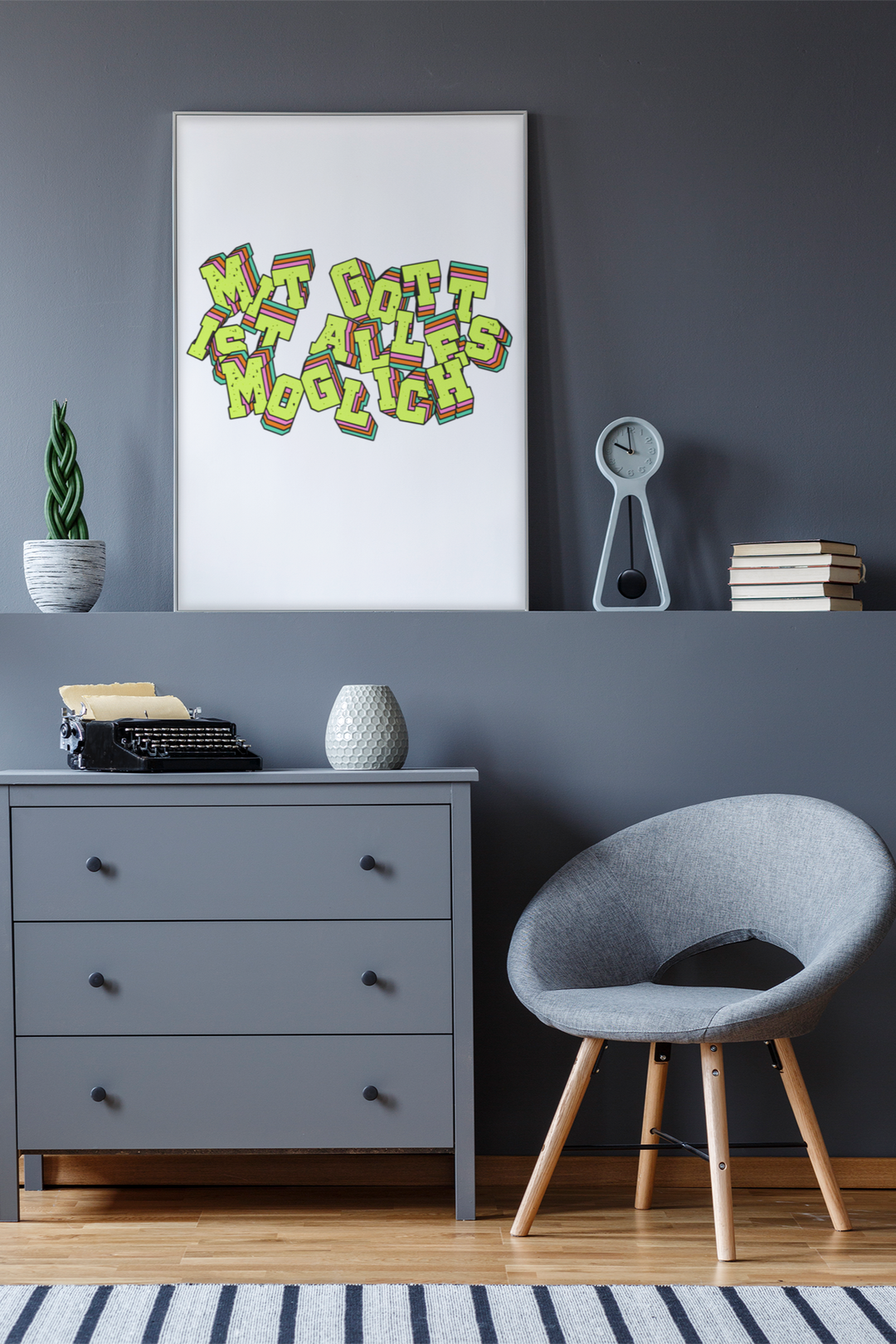 Poster  "Mit Gott ist Alles Möglich"