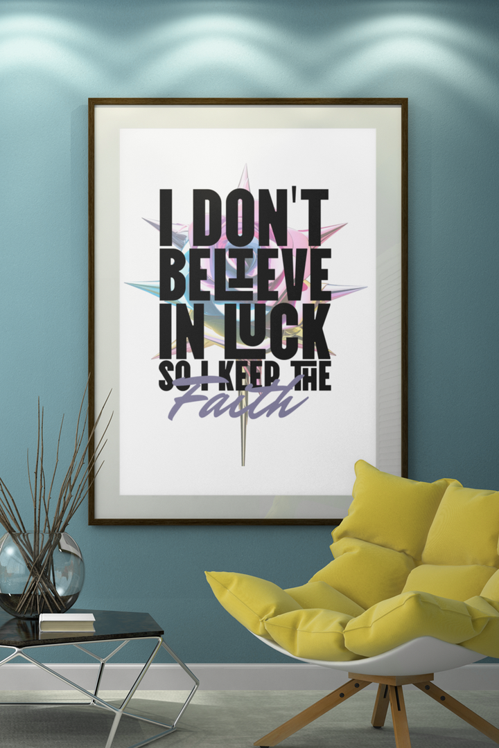 Poster  "Keep The Faith"