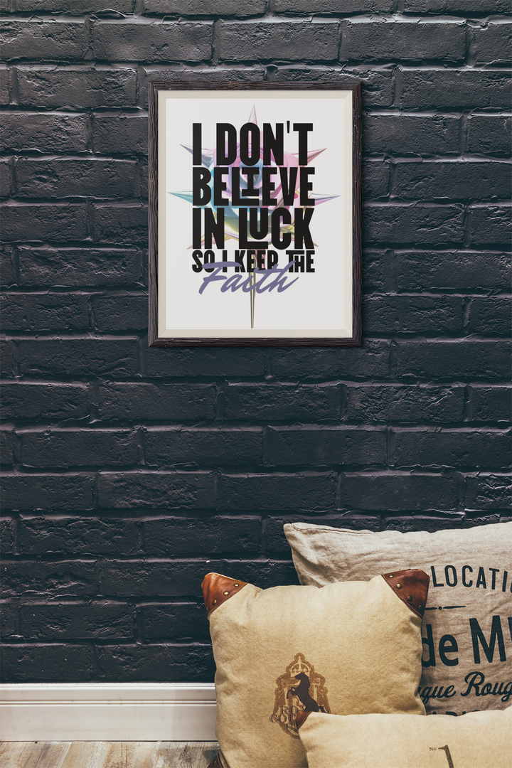 Poster  "Keep The Faith"