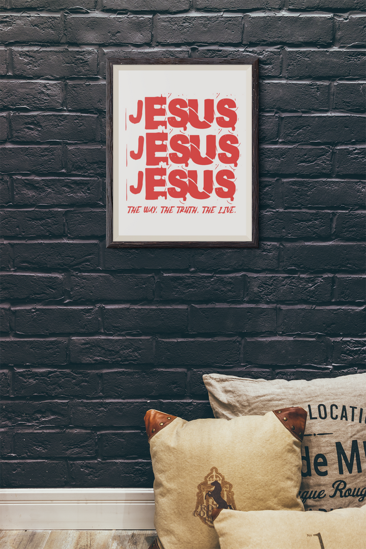 Poster   "The Way,The Truth, The Live"