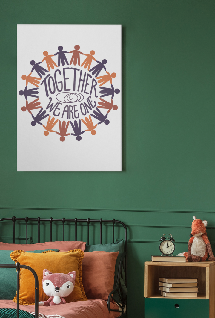 Poster " Together we are" dunkel